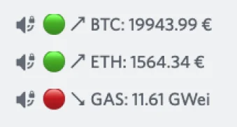 Crypto Prices at a Glance